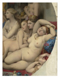 Les bains turcs reproduction procédé giclée par Jean-Auguste-Dominique Ingres