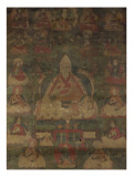 Le VII Dalaï Lama (1708-1757) Reproduction procédé giclée