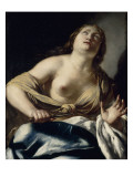La Mort de Lucrèce Giclee-trykk av Jacques Blanchard
