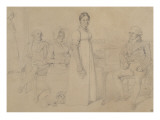 La Famille Forestier, 1806 reproduction procédé giclée par Jean-Auguste-Dominique Ingres