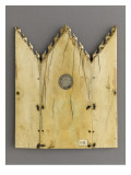 Triptyque : Vierge à l'Enfant couronnée et Jugement Dernier reproduction procédé giclée