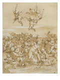 Triomphe d'Amphitrite Giclee Print by Luca Cambiaso