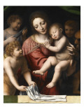 Le Sommeil de l'Enfant Jésus, ou la Vierge tenant l'Enfant Jésus endormi, a Wydruk giclee autor Bernardino Luini