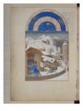 Les Très Riches Heures du duc de Berry Lámina giclée Les Très Riches Heures du duc de Berry Lámina giclée