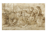 Le repos pendant La fuite en Egypte Lámina giclée por Nicolas Poussin Le repos pendant La fuite en Egypte Lámina giclée por Nicolas Poussin
