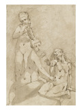 Les trois Parques Giclee-trykk av Andrea Boscoli