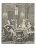 Le souper fin Lámina giclée por Isidore Stanislas Helman