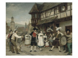 La rançon du marié ou Noce alsacienne Lámina giclée por Camille Alfred Pabst La rançon du marié ou Noce alsacienne Lámina giclée por Camille Alfred Pabst