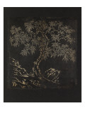 Arbre dans les rochers Giclee Print by Lijing Zhou