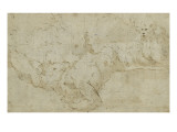 Deux hommes nus étendus à terre Lámina giclée por Domenico Beccafumi