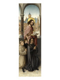 Triptyque de la messe de saint Grégoire reproduction procédé giclée