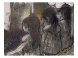 Trois filles assises de dos Lámina giclée por Edgar Degas Trois filles assises de dos Lámina giclée por Edgar Degas
