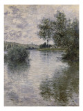 La Seine à Vétheuil reproduction procédé giclée par Claude Monet