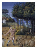 Les Très Riches Heures du duc de Berry reproduction procédé giclée