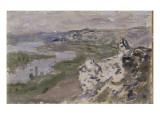 La Seine, vue des hauteurs de Chantemesle reproduction procédé giclée par Claude Monet