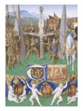 Le Livre d'Heures d'Etienne Chevalier : Les Suffrages des Saints, Martyre de saint Pierre Giclee Print by Jean Fouquet