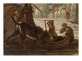 The Meals Sancho, Governor of the Island of Barataria Giclee Print by Charles Joseph Natoire