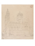 L'église Saint-Pierre, à Coutances Giclee Print by Eugène Viollet-le-Duc
