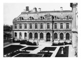 Le Louvre, jardin près du Pont des Arts Giclee-trykk av Edouard Denis Baldus Le Louvre, jardin près du Pont des Arts Giclee-trykk av Edouard Denis Baldus