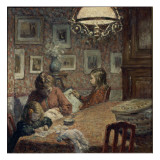 La famille sous la lampe Lámina giclée por Henri Lebasque La famille sous la lampe Lámina giclée por Henri Lebasque