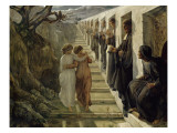 Le Poème de l'âme. Le Mauvais sentier reproduction procédé giclée par Louis Janmot