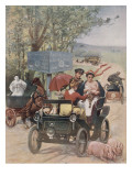 La nourrice. reproduction procédé giclée par Wilho .