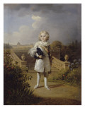 The King of Rome in the Tuileries Gardens (1811-1832) Giclée-Druck von Georges Rouget