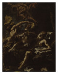 La Tentation de Saint Antoine Giclée-tryk af Sebastiano Ricci
