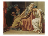 Le Serment des Horaces reproduction procédé giclée par Jacques-Louis David