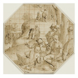 Le sacrifice d'Abraham Giclee Print by Luca Cambiaso