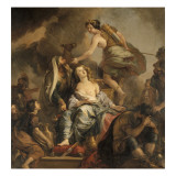 Le sacrifice d'Iphigénie Lámina giclée por Charles de La Fosse
