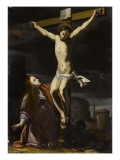 Le Christ en croix et la Madeleine reproduction procédé giclée par Jacques Stella