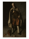 Le Vielleur, dit le Vielleur au chien Giclee Print by Georges de La Tour