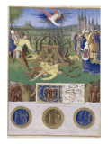 Le Livre d'Heures d'Etienne Chevalier : Les Suffrages des Saints, Martyre de Catherine d'Alexandrie Giclee Print by Jean Fouquet