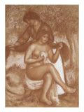 La coiffure ou La toilette de la baigneuse Lámina giclée por Pierre-Auguste Renoir La coiffure ou La toilette de la baigneuse Lámina giclée por Pierre-Auguste Renoir