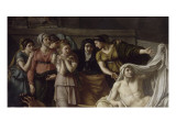 La Résurrection du fils de la veuve de Naïm reproduction procédé giclée par Jean-Baptiste Joseph Wicar
