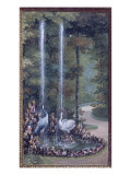Le labyrinthe de Versailles d'après S. Leclerc Giclee-trykk av Jacques Bailly Le labyrinthe de Versailles d'après S. Leclerc Giclee-trykk av Jacques Bailly