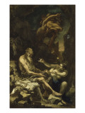 La tentation de Saint Antoine Giclée-tryk af Alessandro Magnasco La tentation de Saint Antoine Giclée-tryk af Alessandro Magnasco
