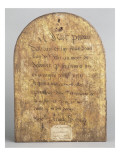 Triptyque de la Trinité, provenant de la clôture d'Augerolles. reproduction procédé giclée
