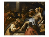 La Mort de Sénèque reproduction procédé giclée par Luca Giordano