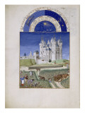 Les Très Riches Heures du duc de Berry Lámina giclée Les Très Riches Heures du duc de Berry Lámina giclée
