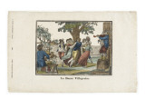 La danse villageoise reproduction procédé giclée