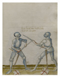 Traité de combat (tradition de maître Johann Lichtenauer) Giclee Print