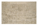 Le château d'Anet Lámina giclée por Antoine Caron