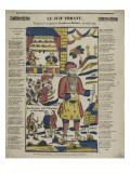 Le Juif errant, tel qu'on l'a vu passer à Bruxelles en Brabant le 22 avril 1774 Lámina giclée Le Juif errant, tel qu'on l'a vu passer à Bruxelles en Brabant le 22 avril 1774 Lámina giclée