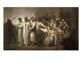Le dévouement patriotique des six Bourgeois de Calais en 1342 Lámina giclée por Ary Scheffer Le dévouement patriotique des six Bourgeois de Calais en 1342 Lámina giclée por Ary Scheffer