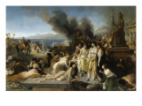 Le dernier jour de Corinthe (146 avant J.C.) Giclée-Druck von Tony Robert-fleury