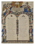 Le décalogue républicain Giclée-Druck