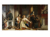 Le Voeu à la Madone reproduction procédé giclée par Jean Schnetz