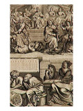 Le triomphe de l'Eglise sur Calvin et Mahomet Lámina giclée